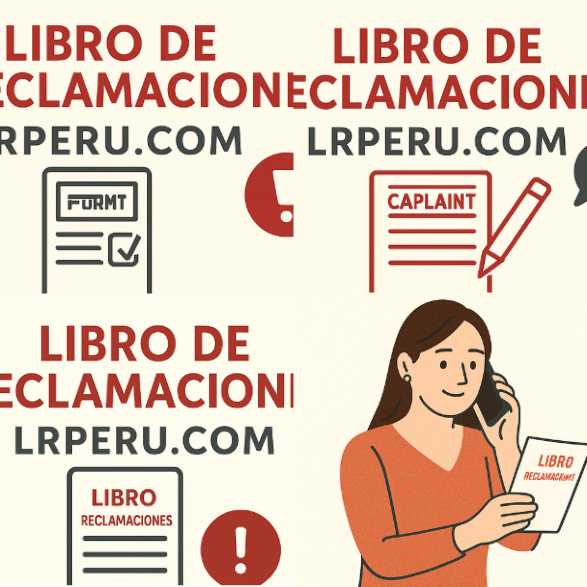 ¿Cuáles son los tres tipos de reclamaciones?