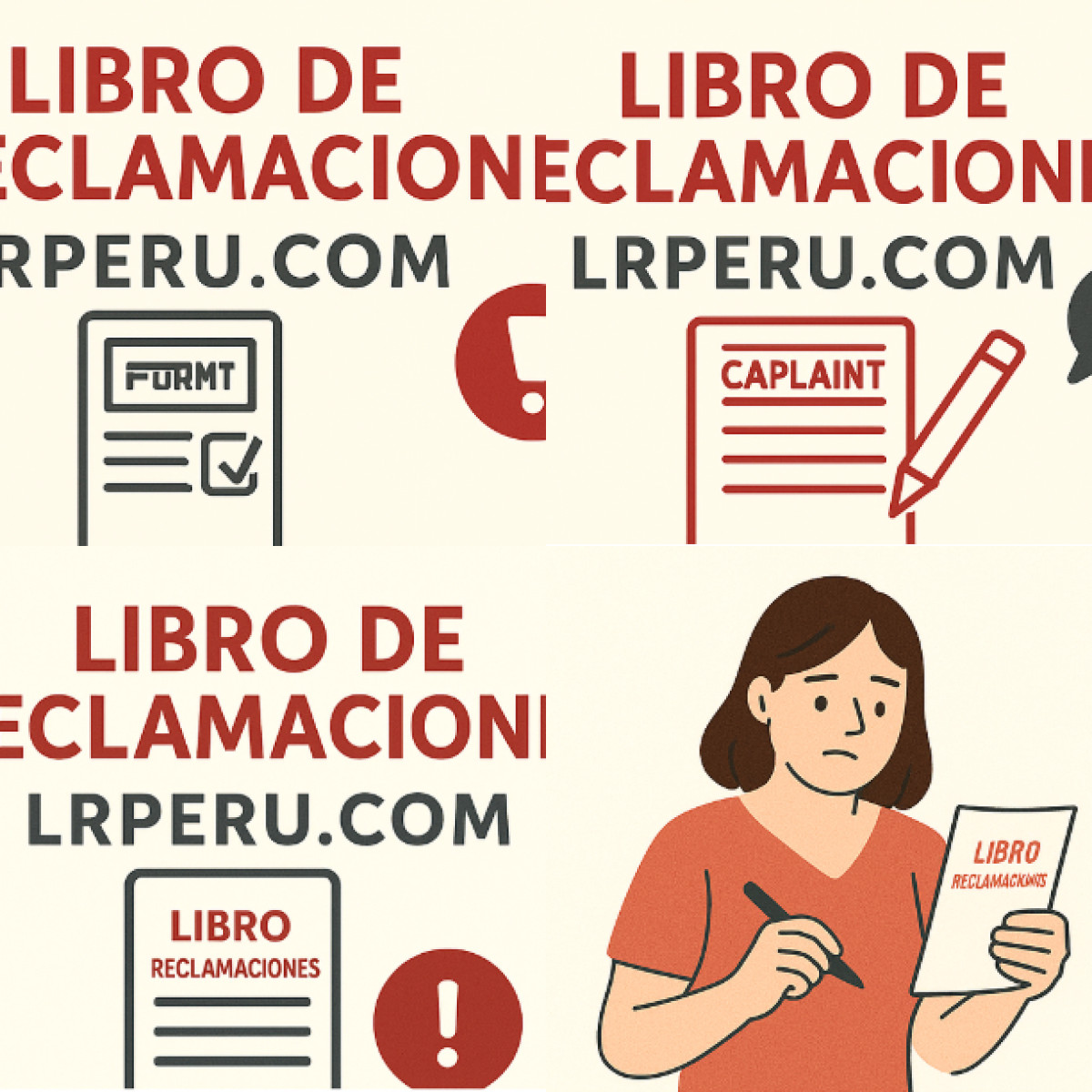 ¿Cuáles son las tres formas de presentar una queja?