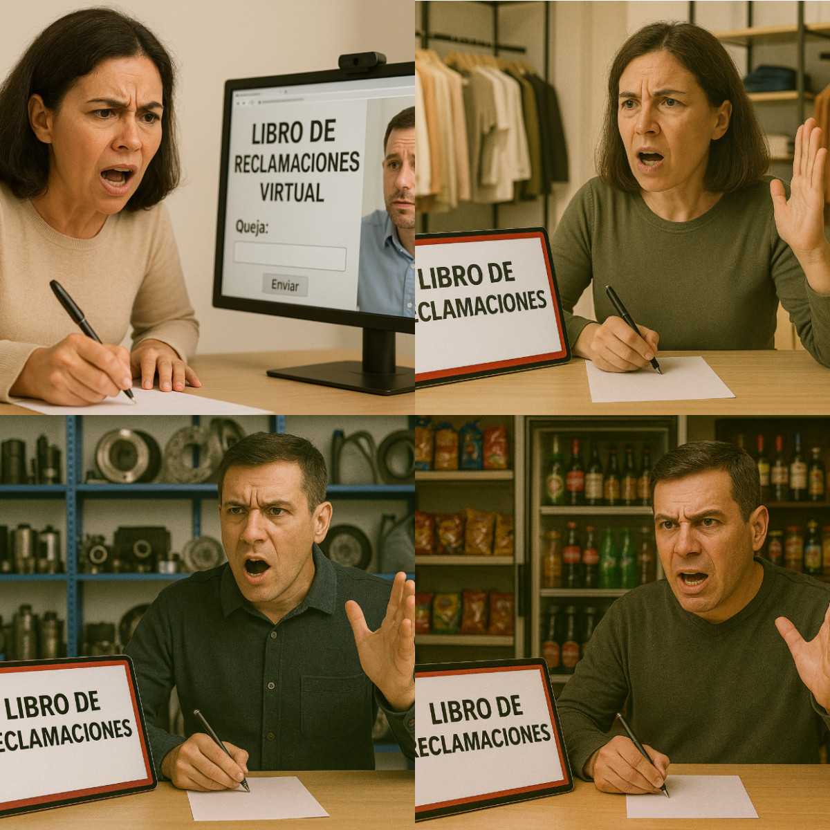 libro de reclamaciones de una empresa