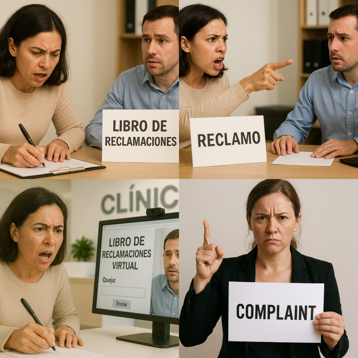 libro de reclamaciones ejemplos