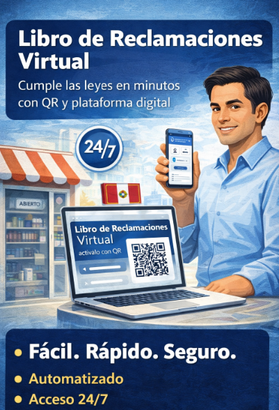 Compra el Libro de Reclamaciones Virtual - LRPeru